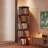 5 Tier Rotating Bookshelf, 360° Display Round Spinning Bookshelf, Space-Saving, Small Space Rotating Bookshelf Tower For Bedroom, Living Room, Home, Office-2051935634-2056103646