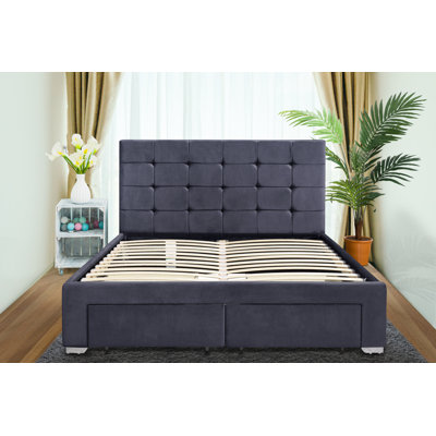 Claymore Upholstered Storage Bed