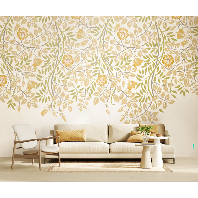 ClassicLiving Cascading Rosehip Matte Roll, 280cm L x 350cm W, Gold/Olive Matt