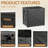 35 Gallon Water Resistant Lockable Resin Deck Box(Black)-122257959