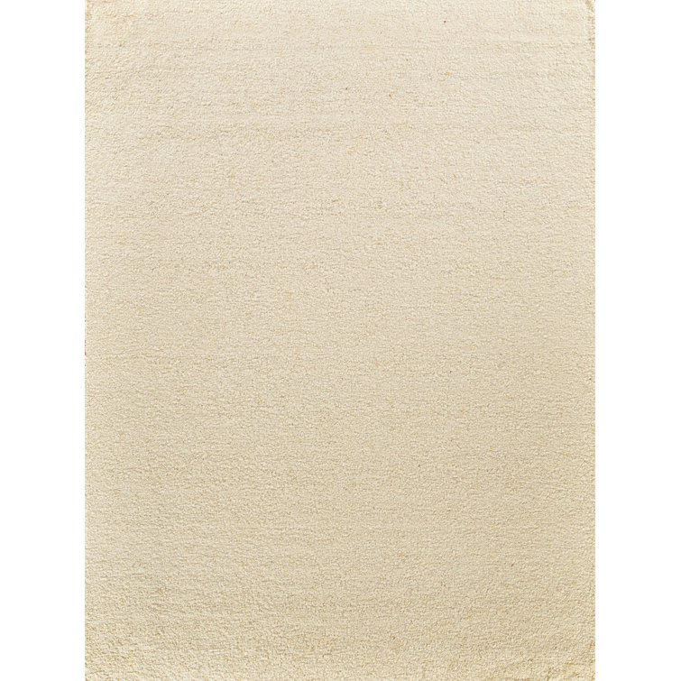 Tocayo Geometric Hand-Loomed Wool Ivory Area Rug