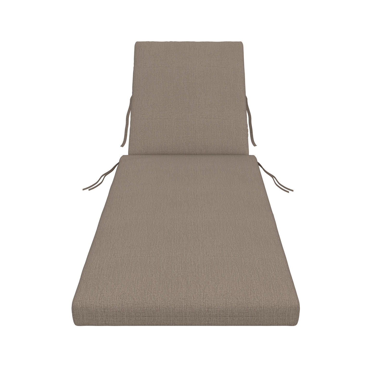 3.5" H x 25" W x 47"D, Cast Shale Sunbrella® Plainweave