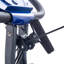 Vélo d'exercice pliant, vélo d'appoint vertical et allongé avec résistance réglable à 16 niveaux, accoudoirs et dossier