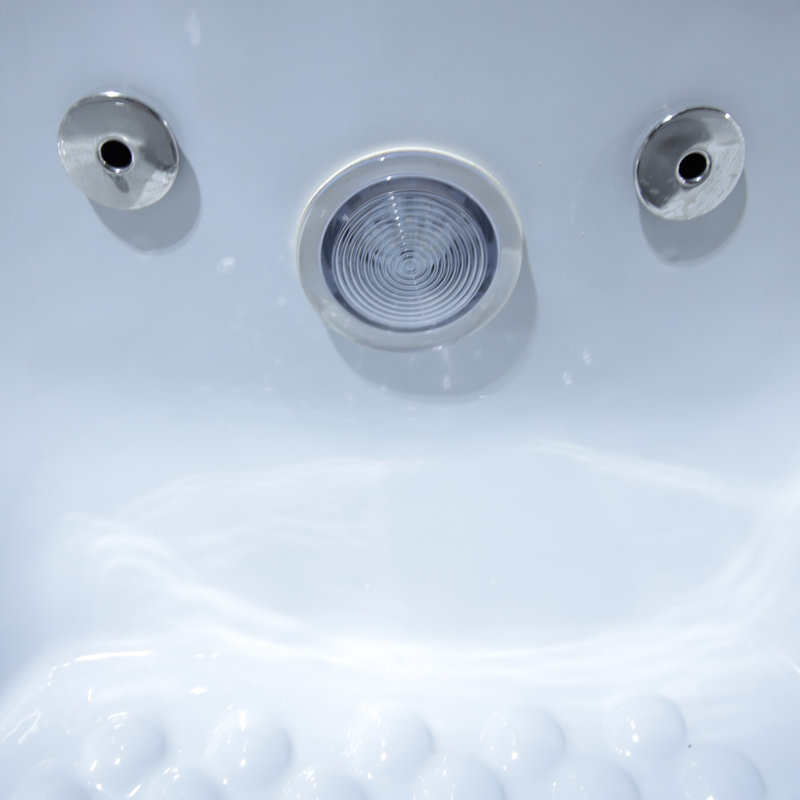 USA Spas 110 Volt 2 Person 16 - Jet Acrylic Oval Plug And Play Hot Tub with Ozonator in Gray