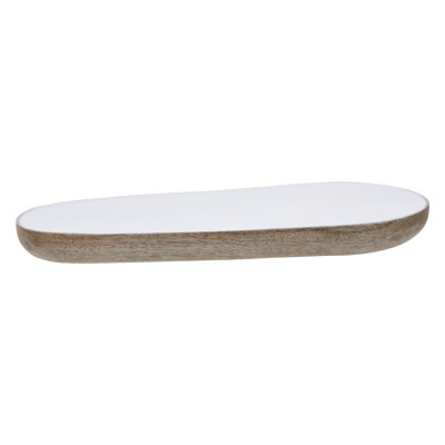 Gracie Oaks Moncada Wood Platter