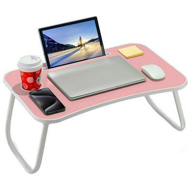 Laptop Stand For Bed(Pink)