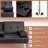 Maggie Twin 66'' Faux Leather Convertible Sofa-1687317399
