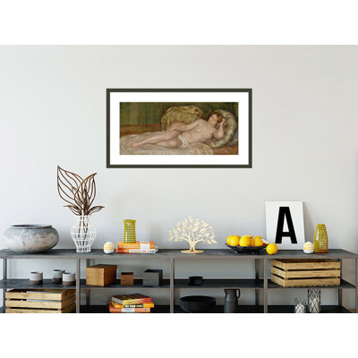 Nu sur les coussins aussi appelé Large Nude (Nu sur les coussins dit aussi Grand nu) par Pierre-Auguste Renoir