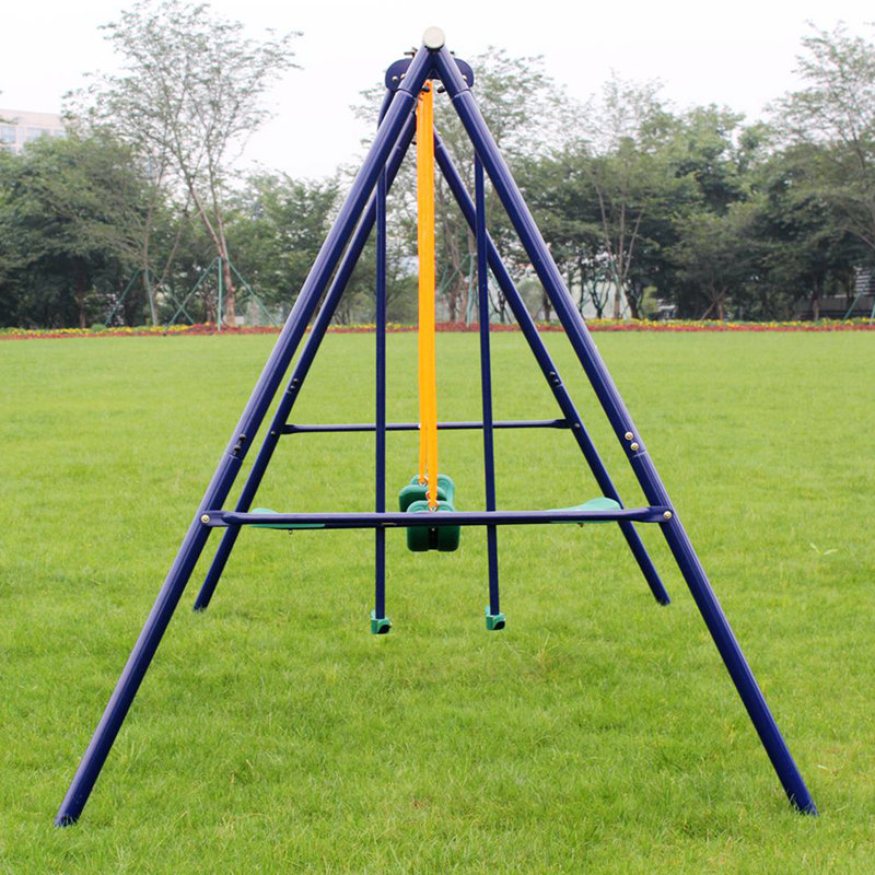 Creationstry High-Density Polyethylene (HDPE) Swing Set with Swing(s)