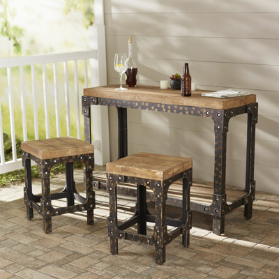 Manor 3 Piece Pub Table Set
