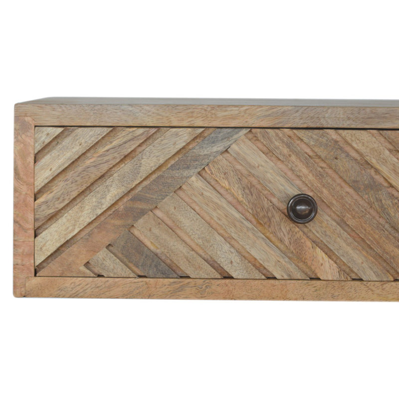 Alldredge Solid Wood Floating Shelf