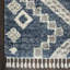 Tapis bleu / beige Ileyah Southwestern-1518444458