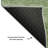 Premium Machine Washable Prisco Green Rug-1992399907