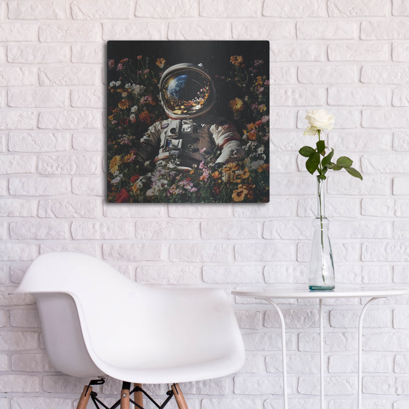  «Homesick» par Rich Monet, art mural en métal, 24 po x 24 po