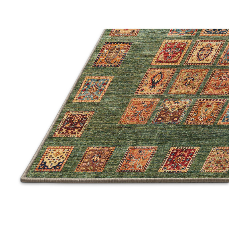 Tapis abstrait 4154, Rectangle 5 pi x 7 pi