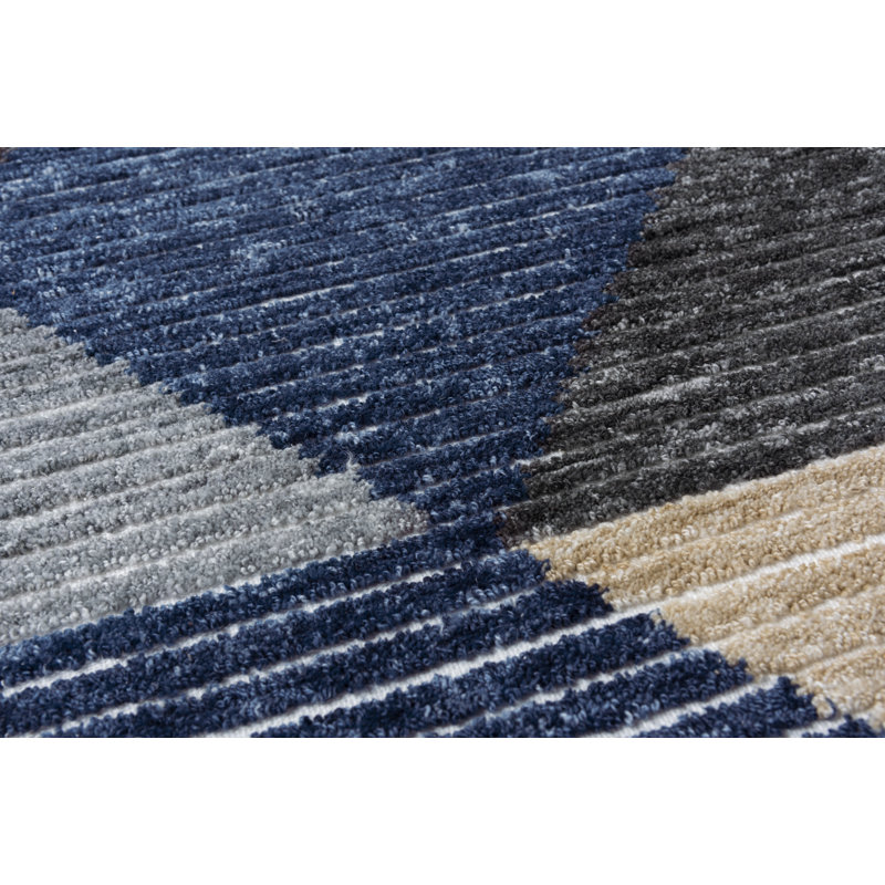 Buenrostro Geometric Indoor / Outdoor Rug, Rectangle 7'9" x 9'9"