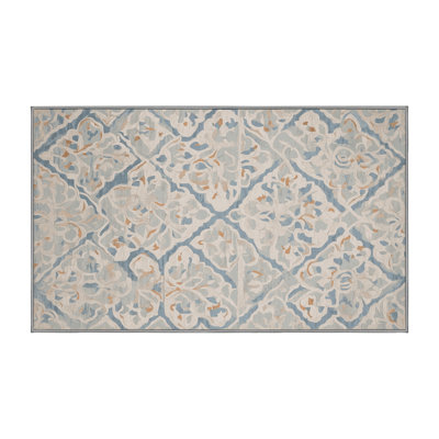 Machine Washable Gray Area Rug