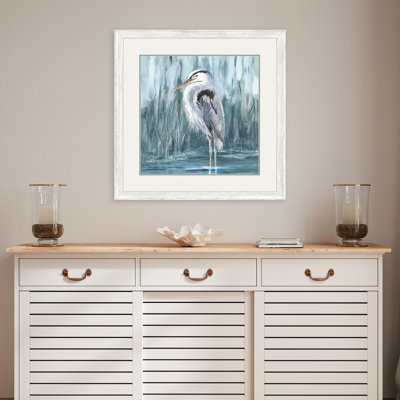 «Still Still Heron II», art encadré