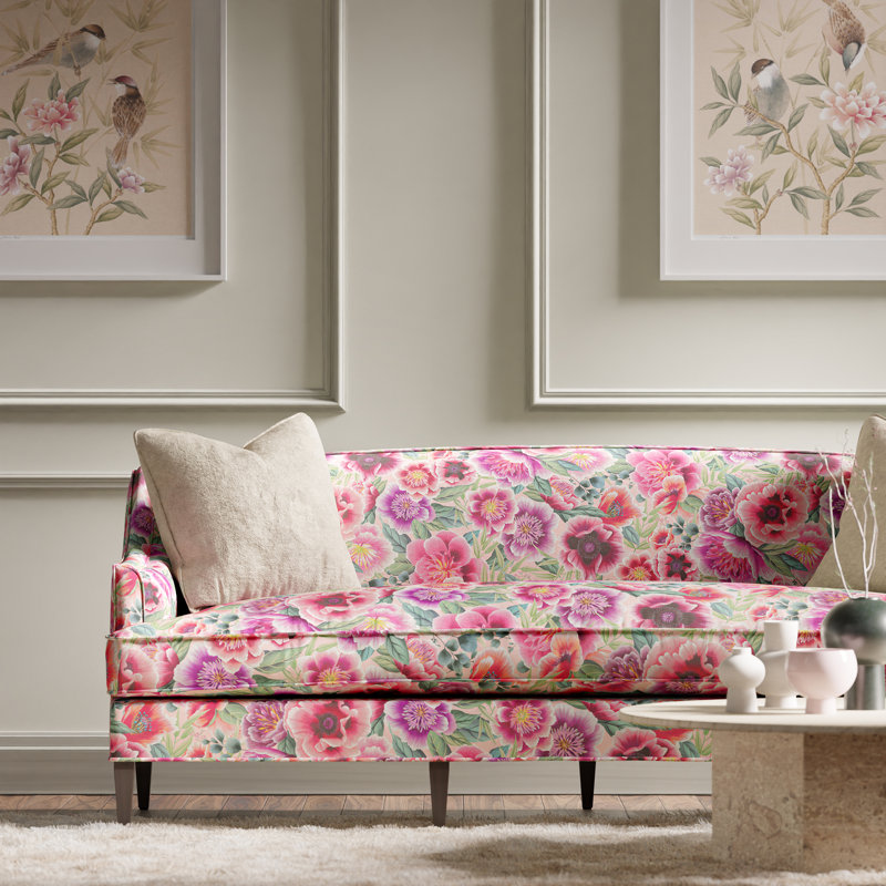 Marsha Fabric, Powder/Peony/Magenta