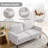 65" Chenille Classic Loveseat Mid-Century Modern Sofa-121601143
