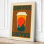 Coffee and Mountains Mid-Century - Wrapped Canvas-328583642-328583643