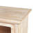 Alayna Brown Wood 1 Shelf and 2 Door Room Cabinet with Glass Front Panels