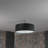 Shriner Fabric Semi Flush Mount-1804384855