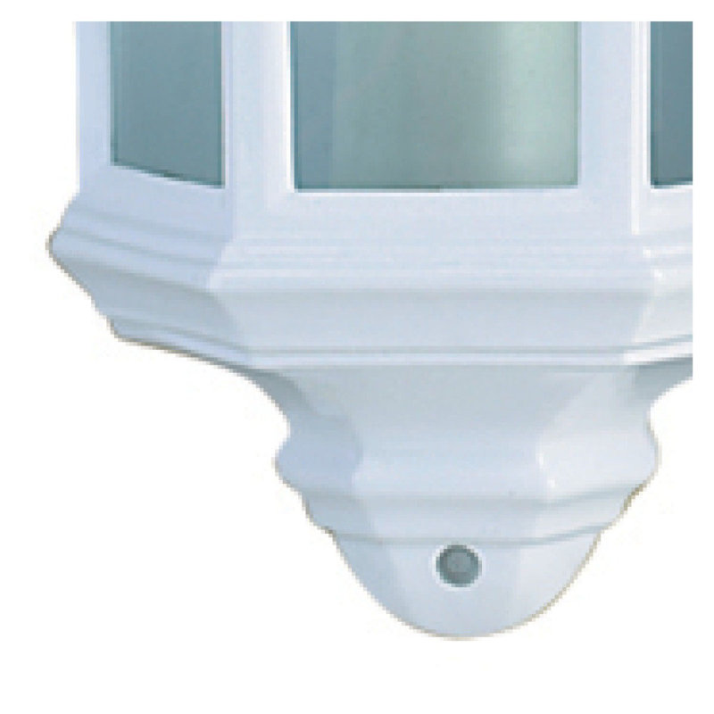 Casady Outdoor Wall Lantern, White