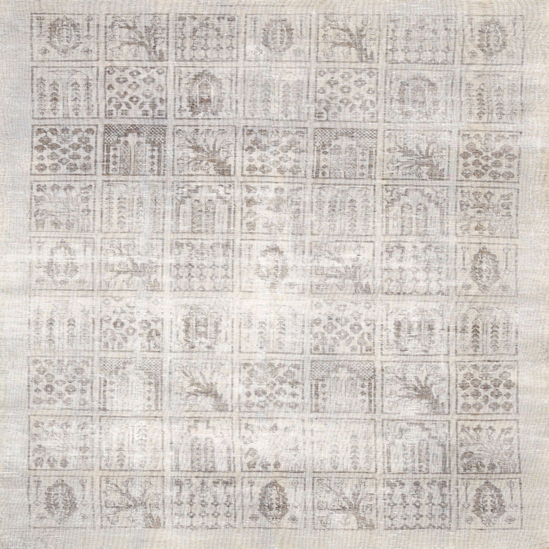 Gallaudet Oriental Indoor Rug, Square 3'