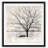 Lonely Tree - Matted and Framed Under Acrylic Glass, Large Living Room Wall Art-366652545
