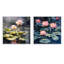Aquarelle lotus lotus de sagesse - lot de 2 lotus carrés-741248149-741248144