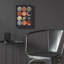  «Home System Grid» par Renea L. Thull, art mural en verre acrylique, 12 po x 16 po
