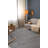 Luxurious Chenille Area Rug, 5.2 x 7.5 Feet | 100% Antibacterial Fabric, 0.2 Inch Thickness, 2.4 lbs/sq ft | Non-Slip Underside, Machine Washable at 86°F | Elegant Anthracite Color, Perfect for Living Room & Bedroom Decor-1978756301