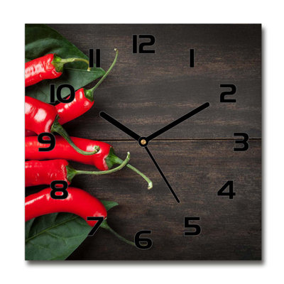 Glass Wall Clock