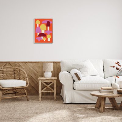 Pop Style Mushroom, art de la giclée encadrée par Lil 'Rue
