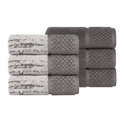 Essuie-mains en coton jacquard doux et absorbant Lodie
