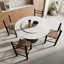 Table de salle à manger noire avec plateau tournant pour la salle à manger-811202894