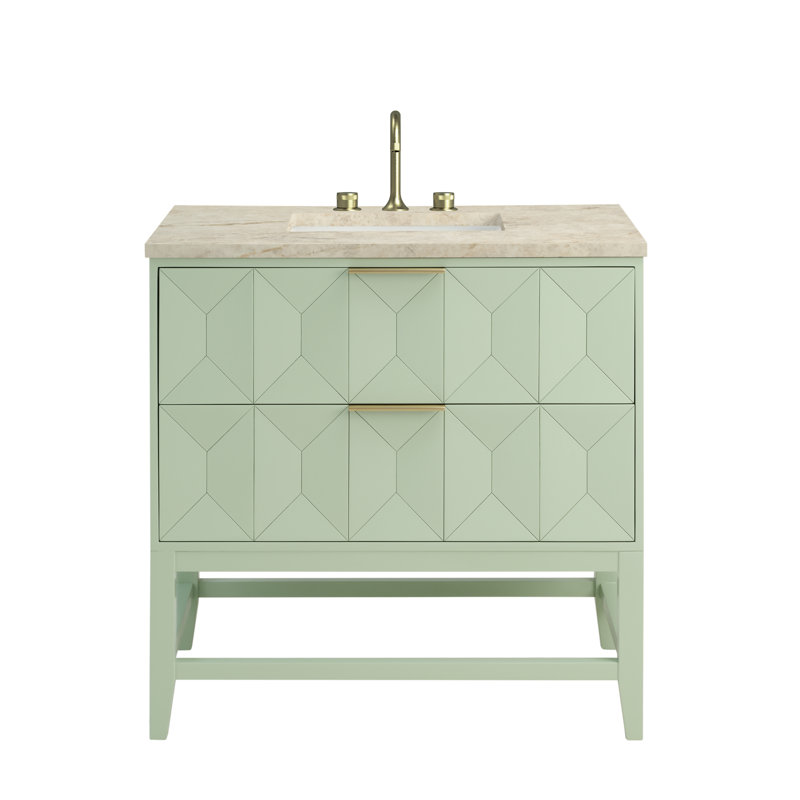 Emmeline 36'' W Single Vanity, 8" Widespread, Pistachio, Tajnar Eclos