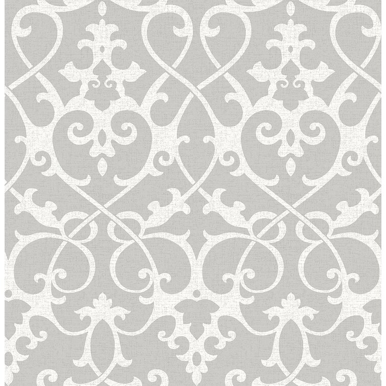 Wooding Ironwork 33' L x 20.5" W Smooth Wallpaper Roll