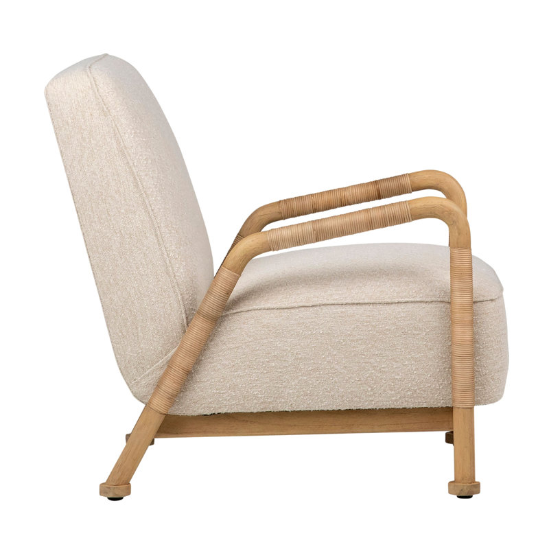 Clyde Upholstered Occasional Chair, Ivory
