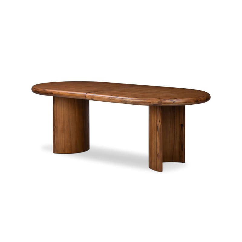 Paden Extension Dining Table-Worn Oak, Sandy Acacia