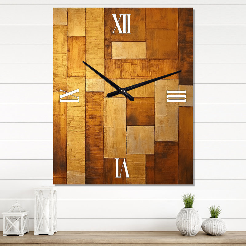 Horloge murale Brilliance Symetry V - Abstract Shapes, Médium