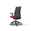 Chaise de bureau ergonomique en mailles chiffon HON, cadre gris anthracite, rubis-123244276-123244281