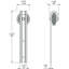 Spirit Sliding Door Rail System Standard Single Barn Door Hardware Kit