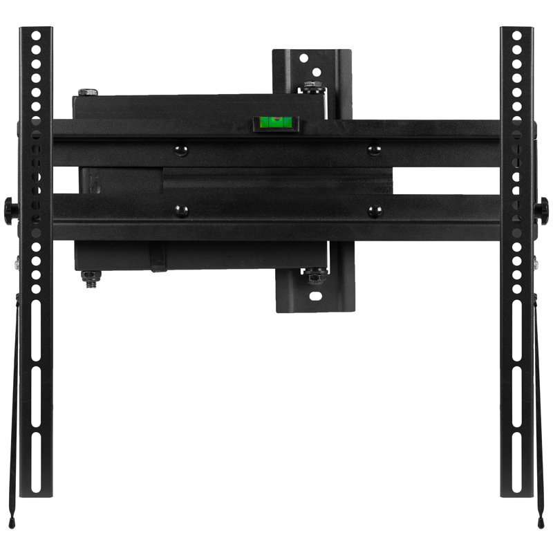 Black Full Motion Steel TV Wall Mount for 32"-55" TVs