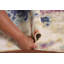 Tapis oriental abstrait turc 5 x 7
