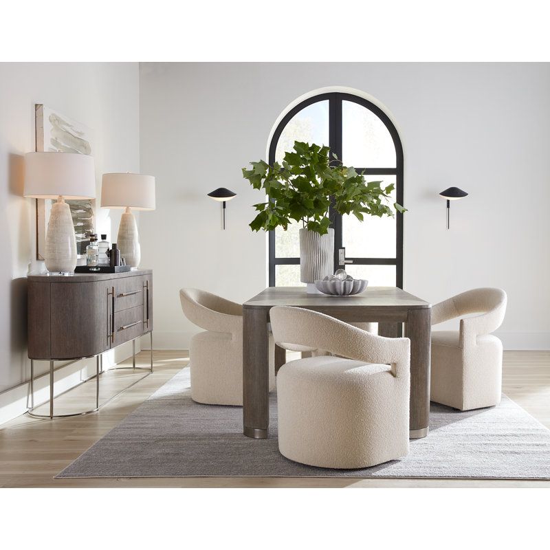 Modern Mood 76'' Sideboard, Black/Dark Brown