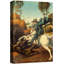 Saint George and the Dragon, œuvre d'art classique classique, images de combats de chevaliers médiévaux, impression sur toile encadrée-2060222200-2060222201