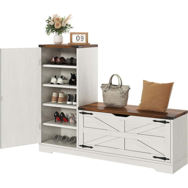 Shoe Cabinet With Bench