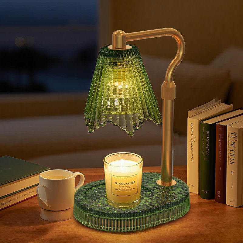Lampe chauffe-bougie avec minuterie et variateur à 4 niveaux, hauteur réglable